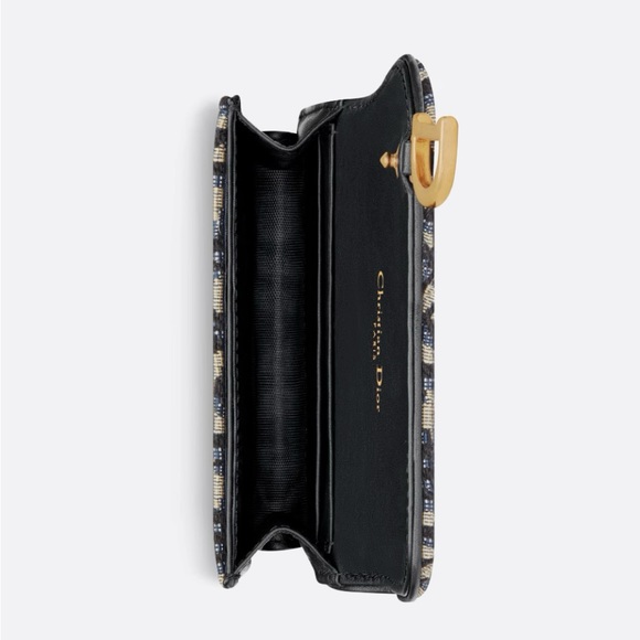 NWT-DIOR SADDLE FLAP CARD HOLDER. - Picture 15 of 16